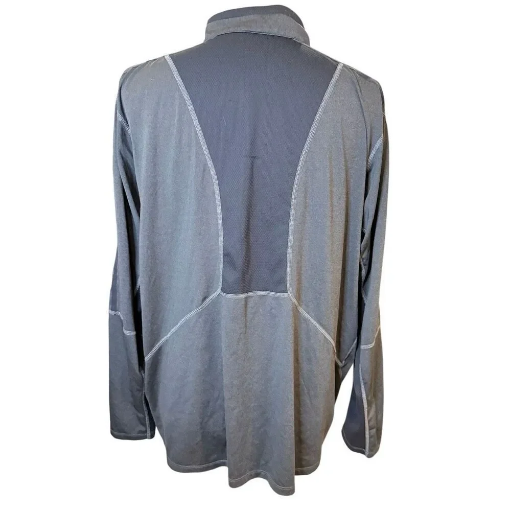 The North Face Men’s Quarter Zip Flash Dry XXL Gray Activewear Pullover